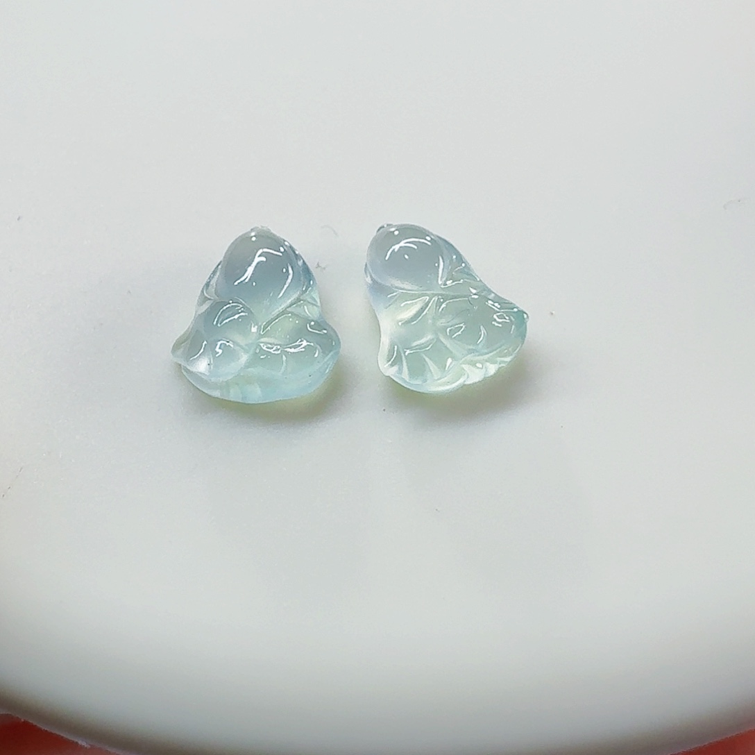 翡翠颈饰未镶嵌白菜（多样性发1个