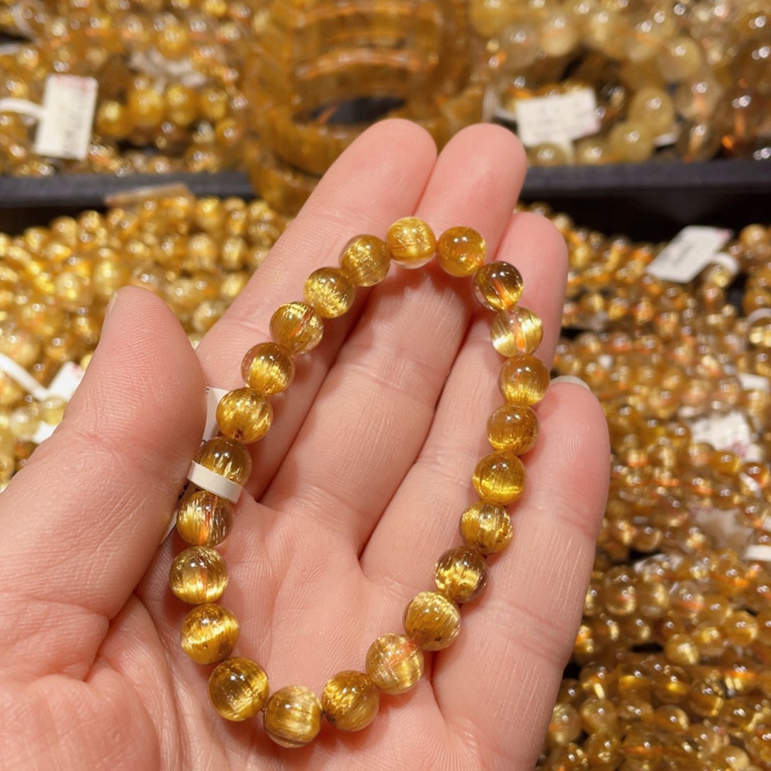 水晶手链未镶嵌天然水晶手链