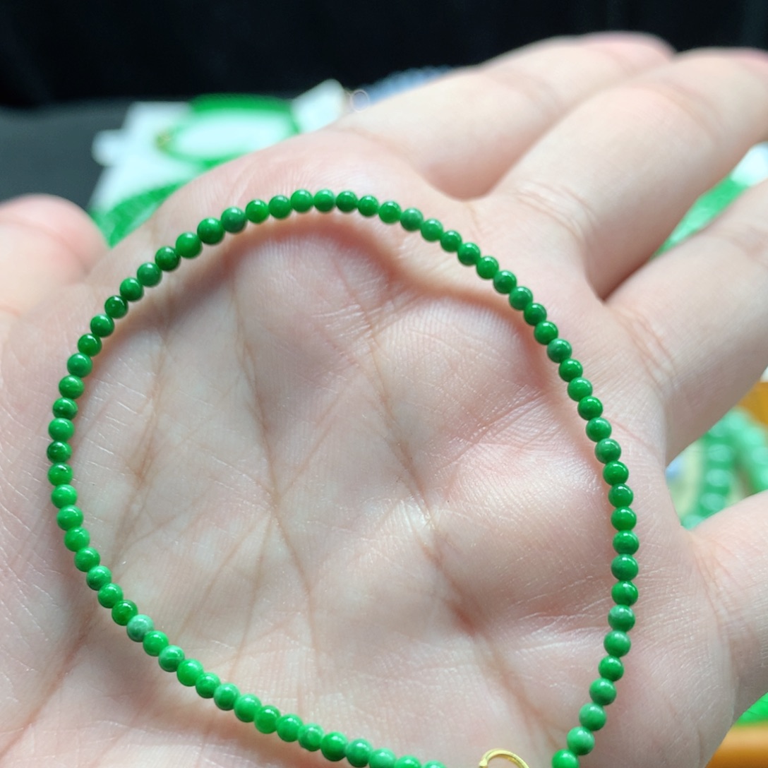 翡翠未镶嵌手链翡翠
