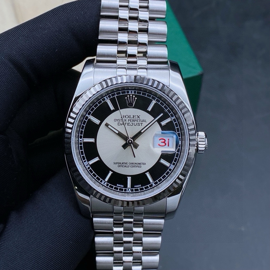99新 Rolex/劳力士 日志116234/唱片盘/机械男表/表径36mm