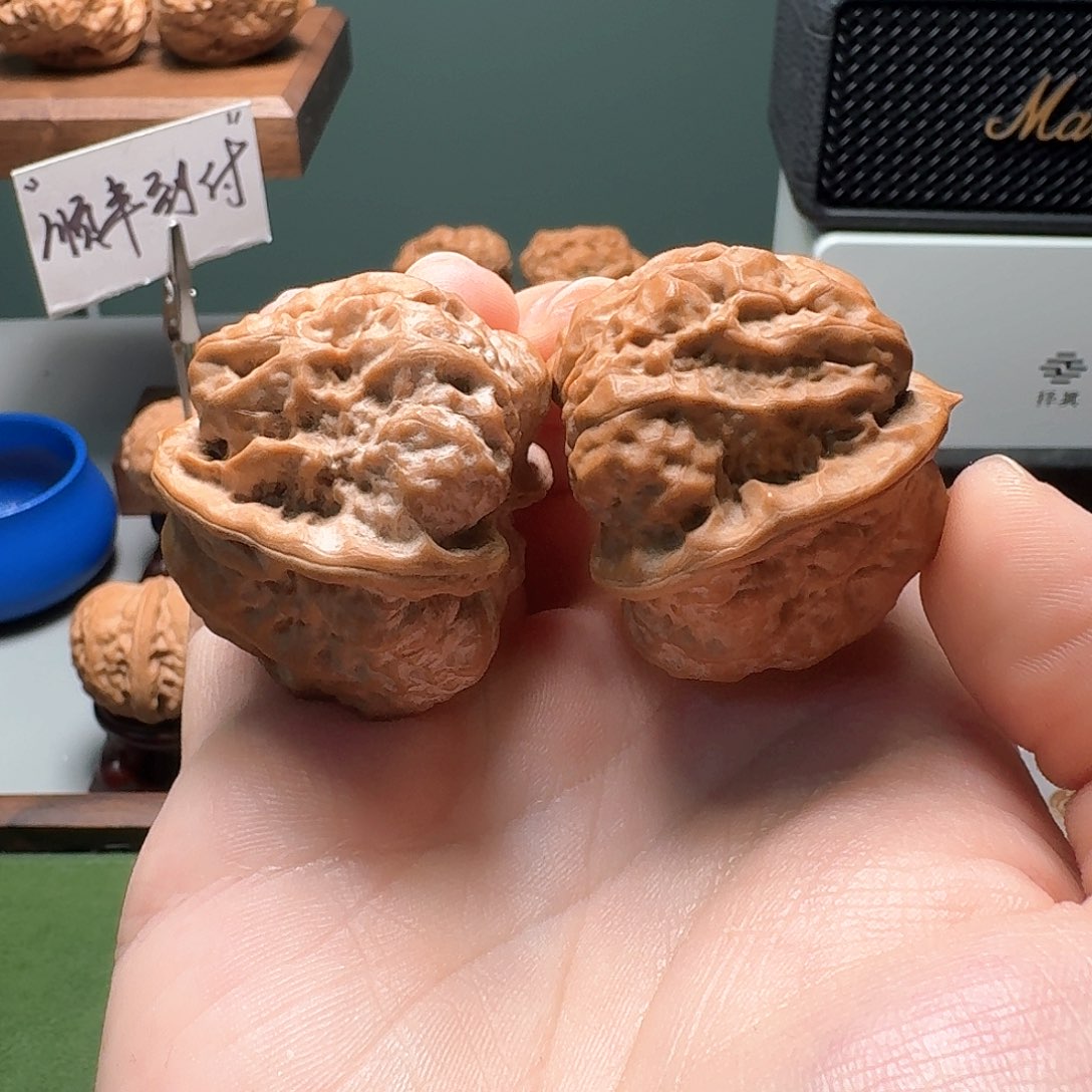 老***丶文玩核桃吊坠择真严选40恶蟾延庆