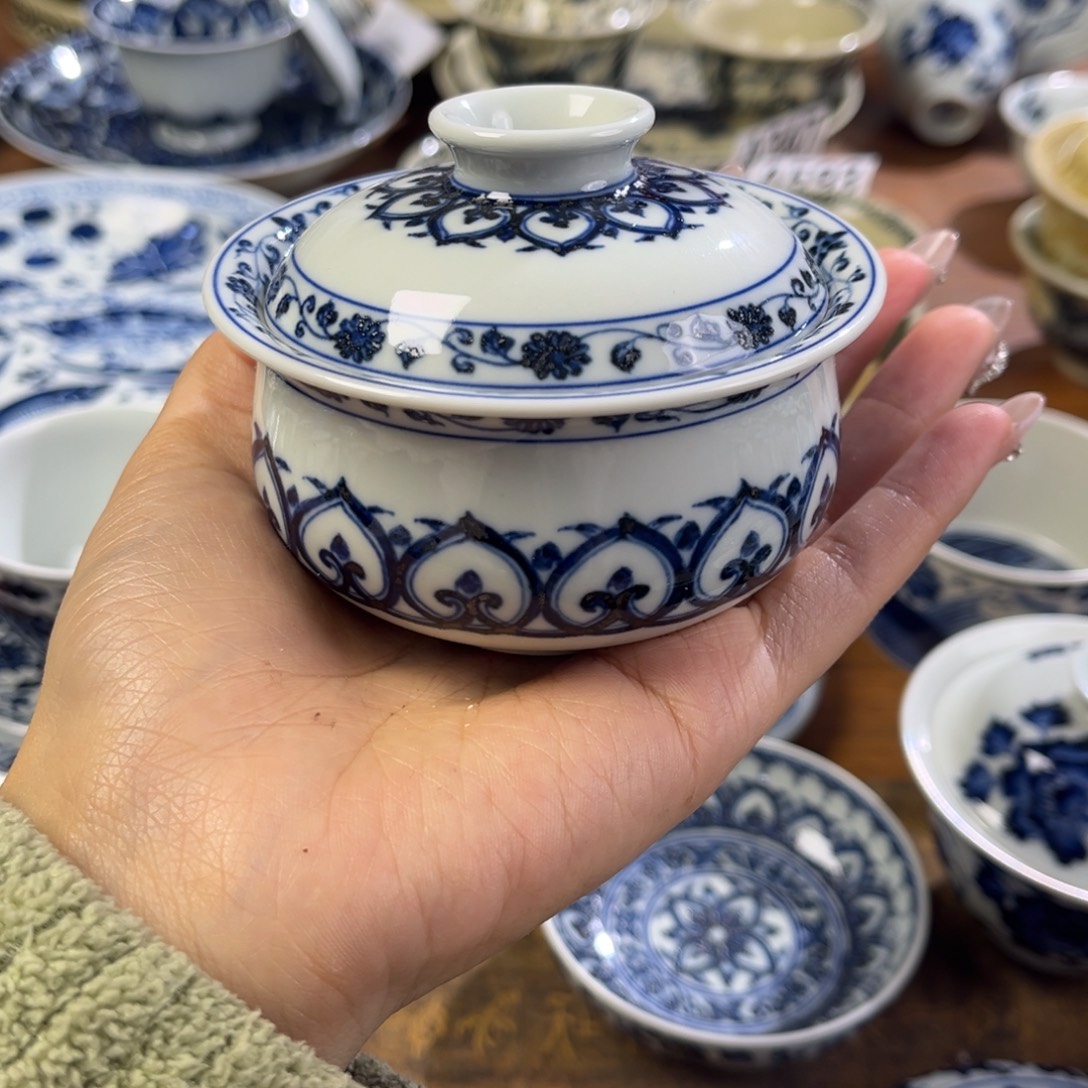 i***⁷段泥宝相盖碗盖碗