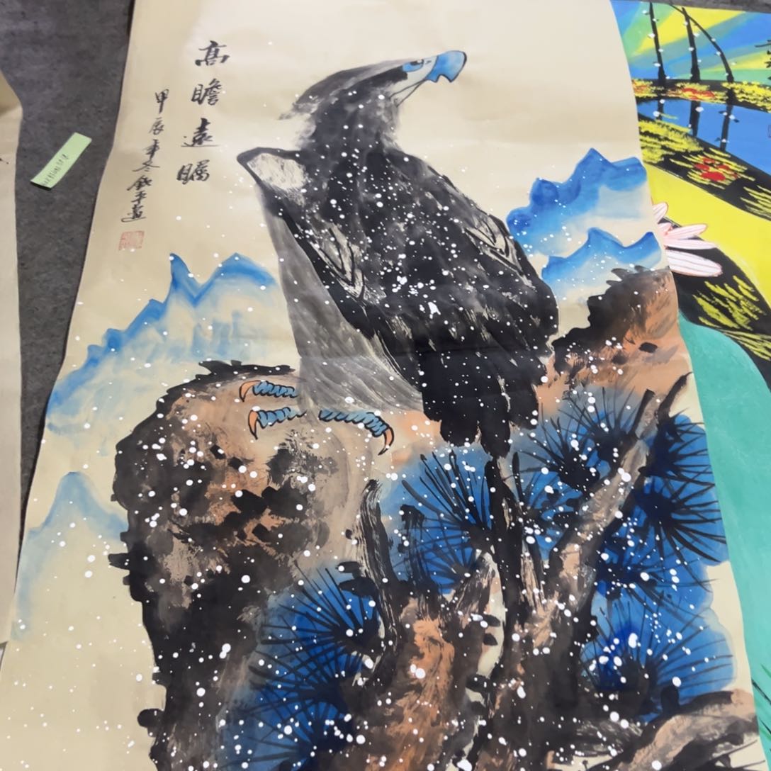 国画国画作品画心一张