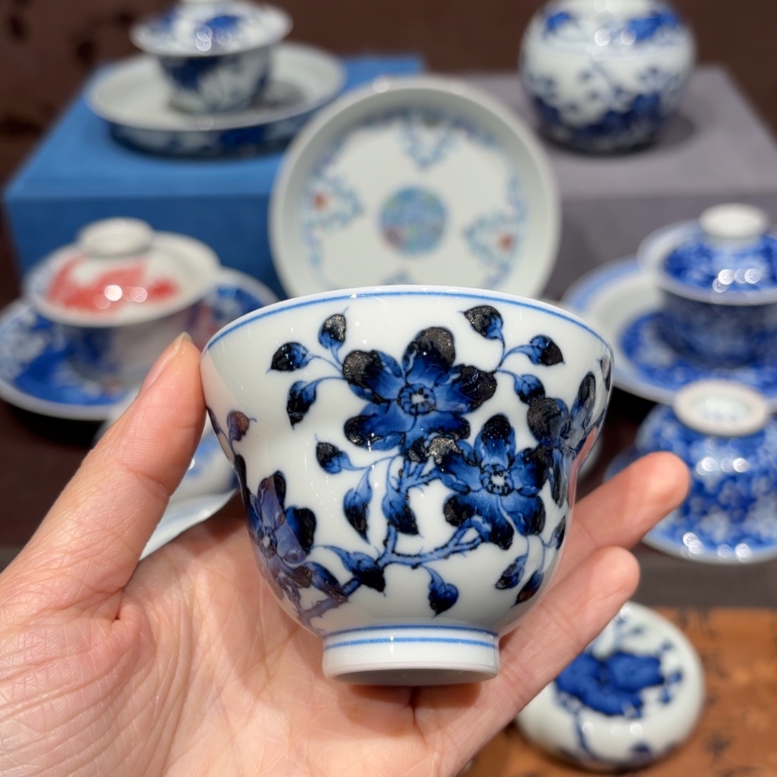 瓷片景德镇纯手工手绘