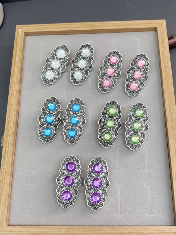 可爱头饰发饰满钻女民族风百搭一字夹刘海夹边夹发夹韩版气质