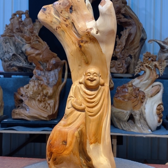 柏木（崖柏）根雕摆件