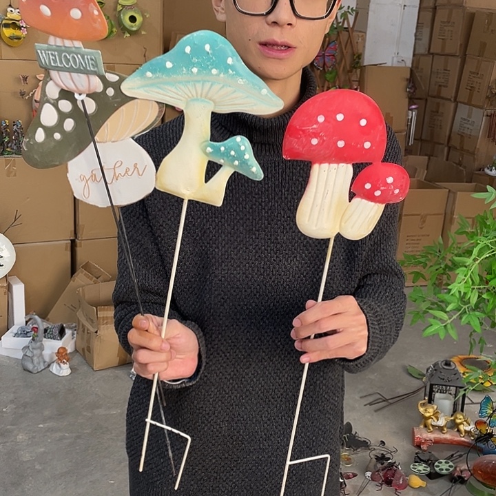 树脂样品样品样品蘑菇花插