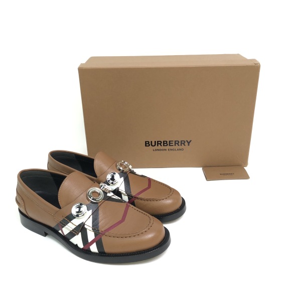 妃鱼/博柏利/皮鞋/95新/凡0528