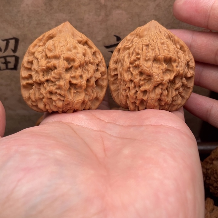 把件文玩核桃48官帽微磕碰