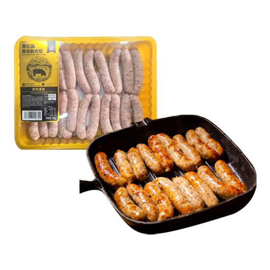 黑松露黑猪鲜肉肠 700g