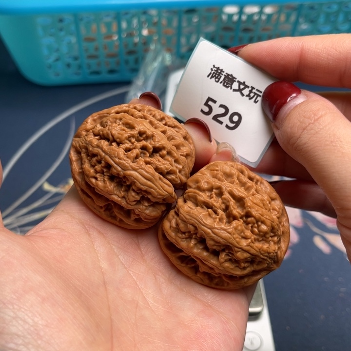 文玩核桃把件粗筋42.529