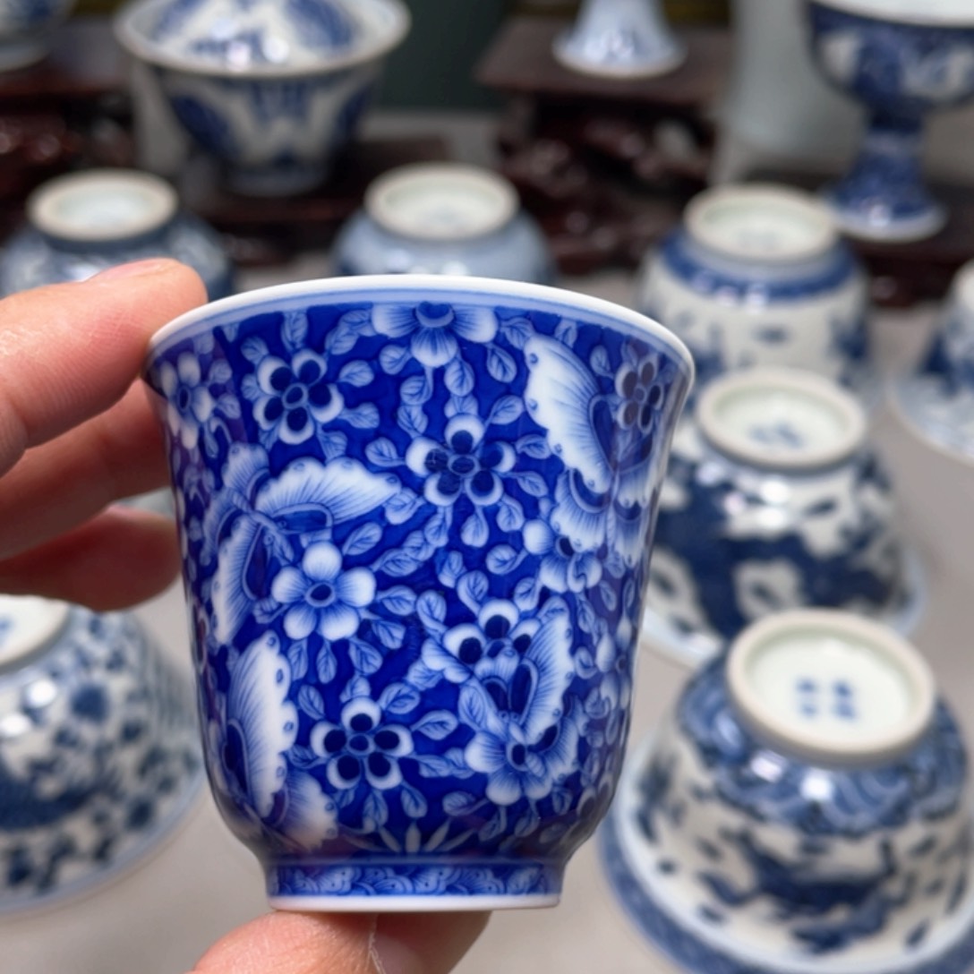 摆件景德镇陶瓷现代手工陶瓷茶具