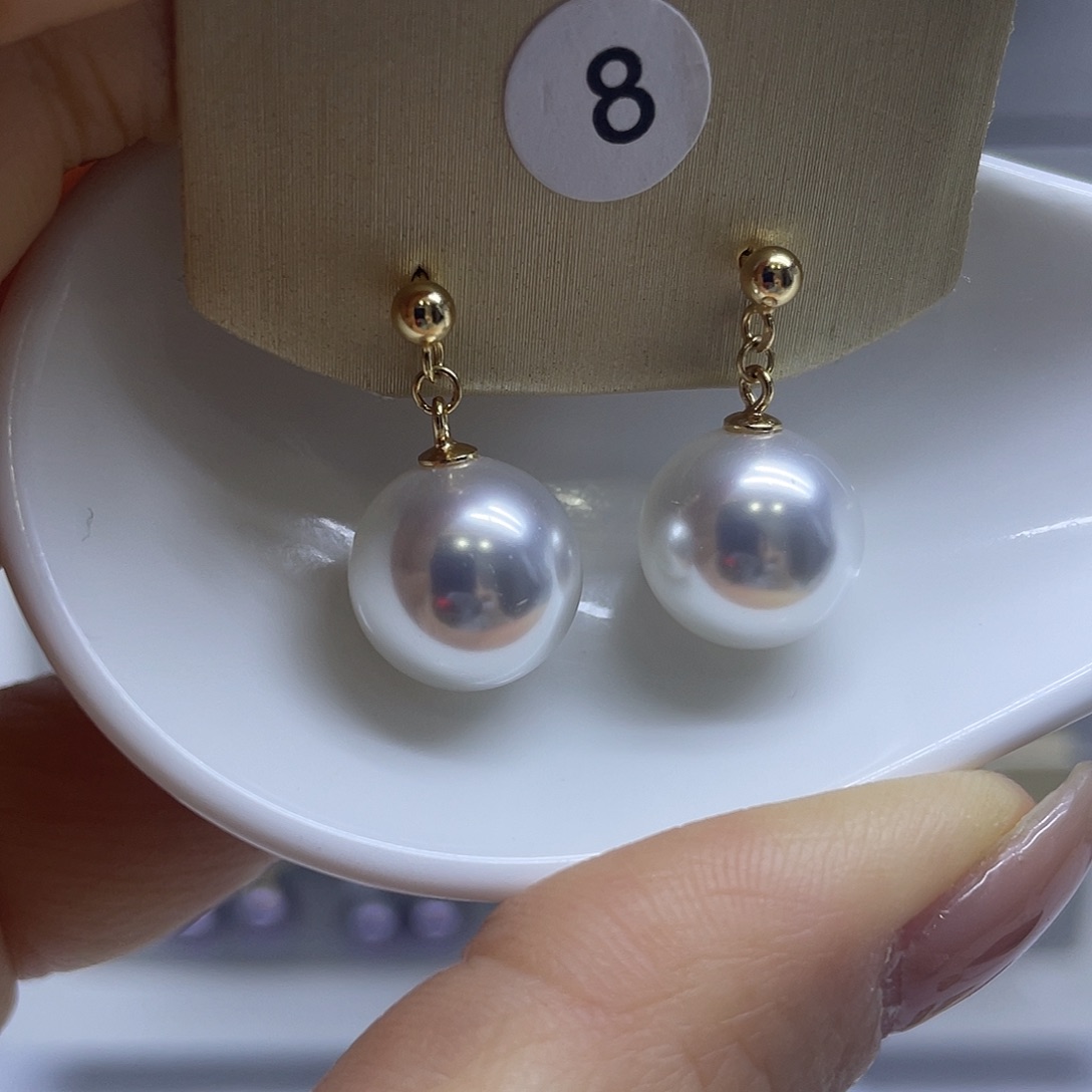 淡水珍珠耳饰未镶嵌