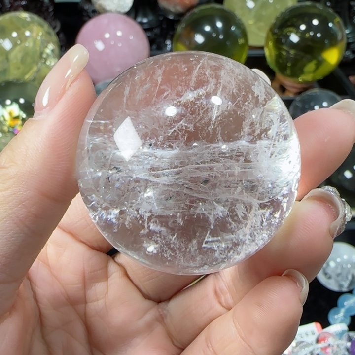 水晶天然水晶球A12未镶嵌天然4.3