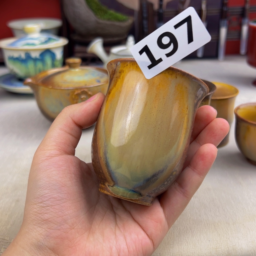 杯纯手工柴烧主人杯