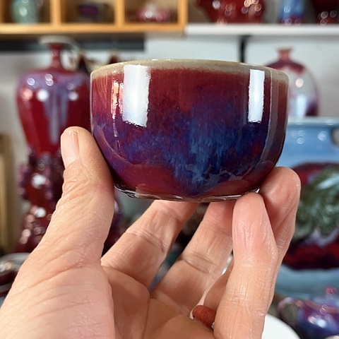 瓷片一**人神垕镇钧瓷艺术