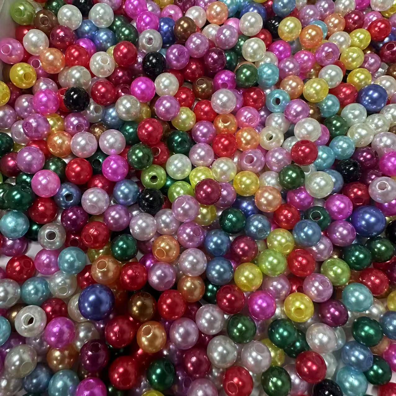 【依诺原创】新款重工8mm混色珍珠子约3200颗一包  可DIY DZ251002