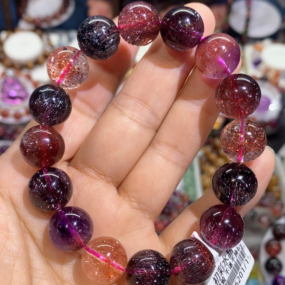 手串未镶嵌水晶稀有矿超七13