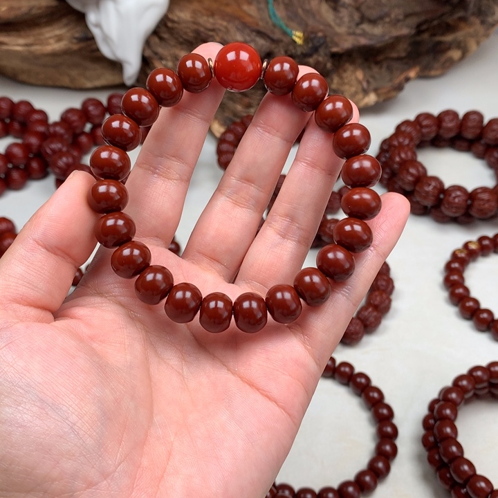 猴头核桃吊坠算盘11➕红