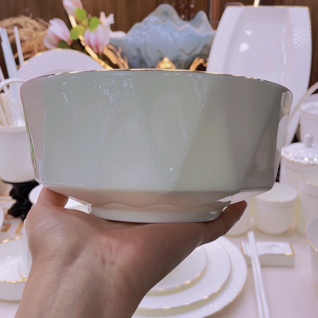 瓷钻石人生面碗单拍