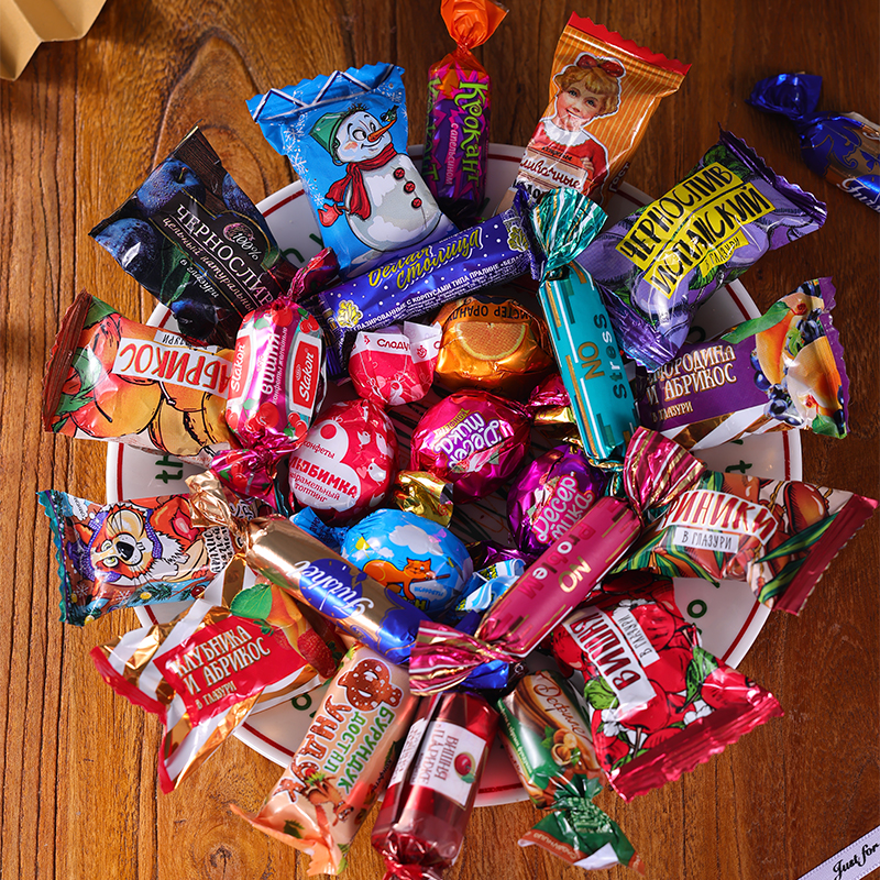 1俄罗斯进口混合糖