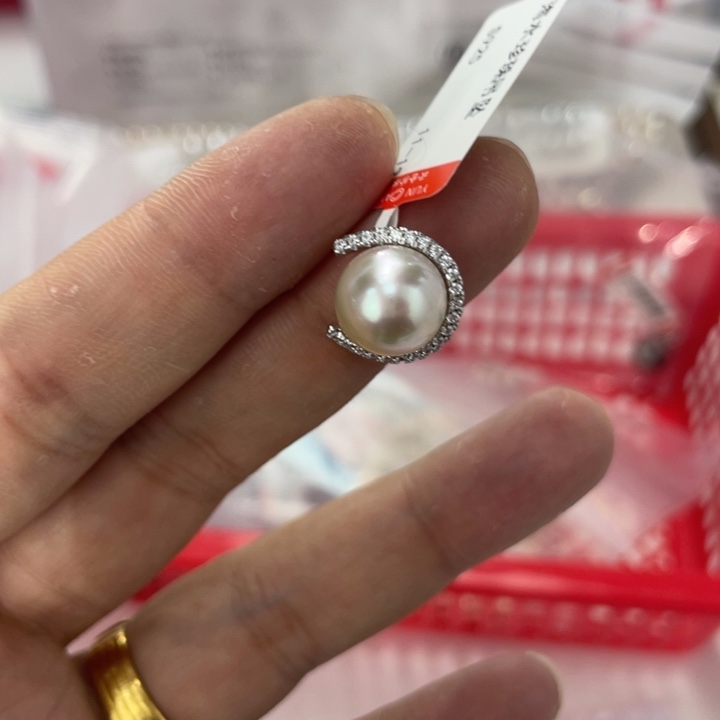 颈饰海水珍珠银S925镶嵌