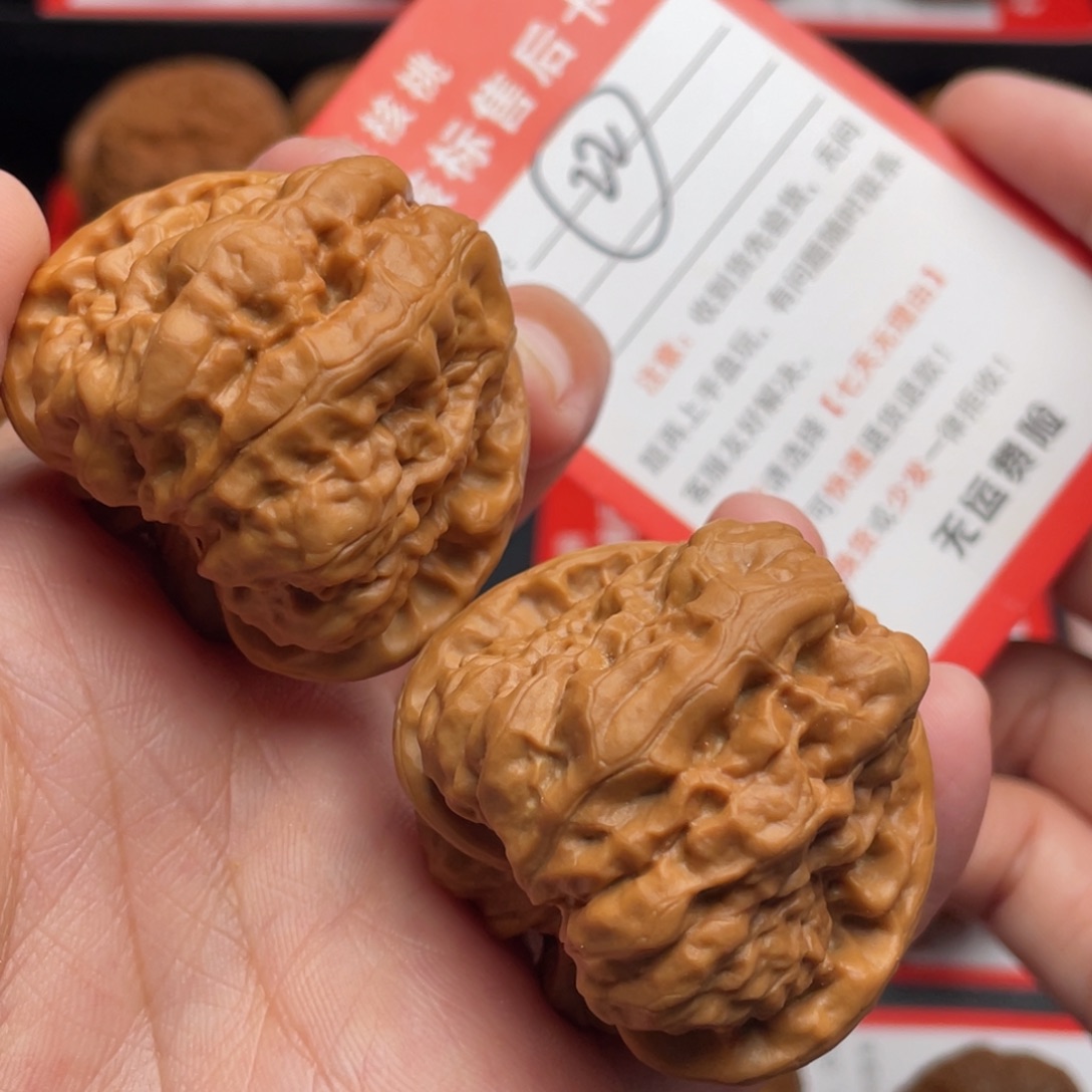 装***东文玩核桃把件开背蛙41