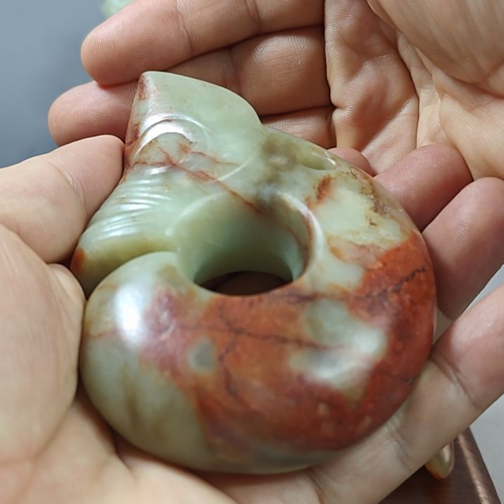 和田玉挂件未镶嵌木*杨