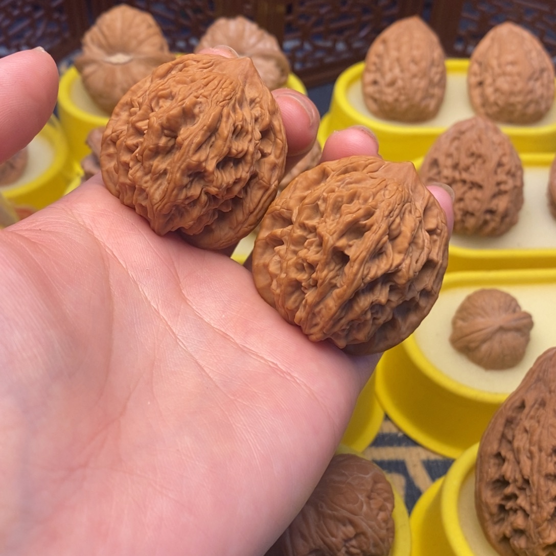 把件文玩核桃40麦虎