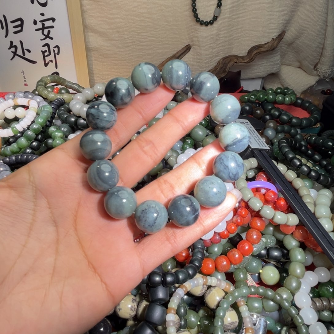 和田玉手链未镶嵌
