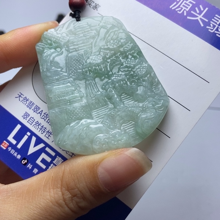 翡翠未镶嵌颈饰翡翠