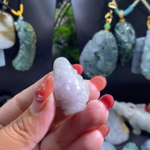 【闪购商品】颈饰未镶嵌翡翠财神