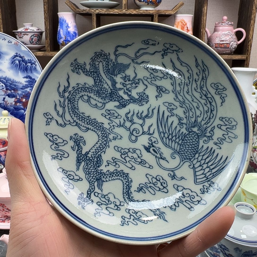 碟陶景德镇陶瓷567老厂瓷34