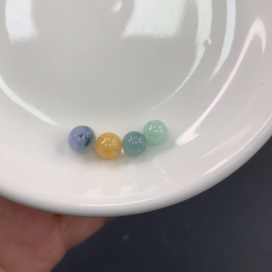 翡翠散珠翡翠散珠DIY手串多样性自发