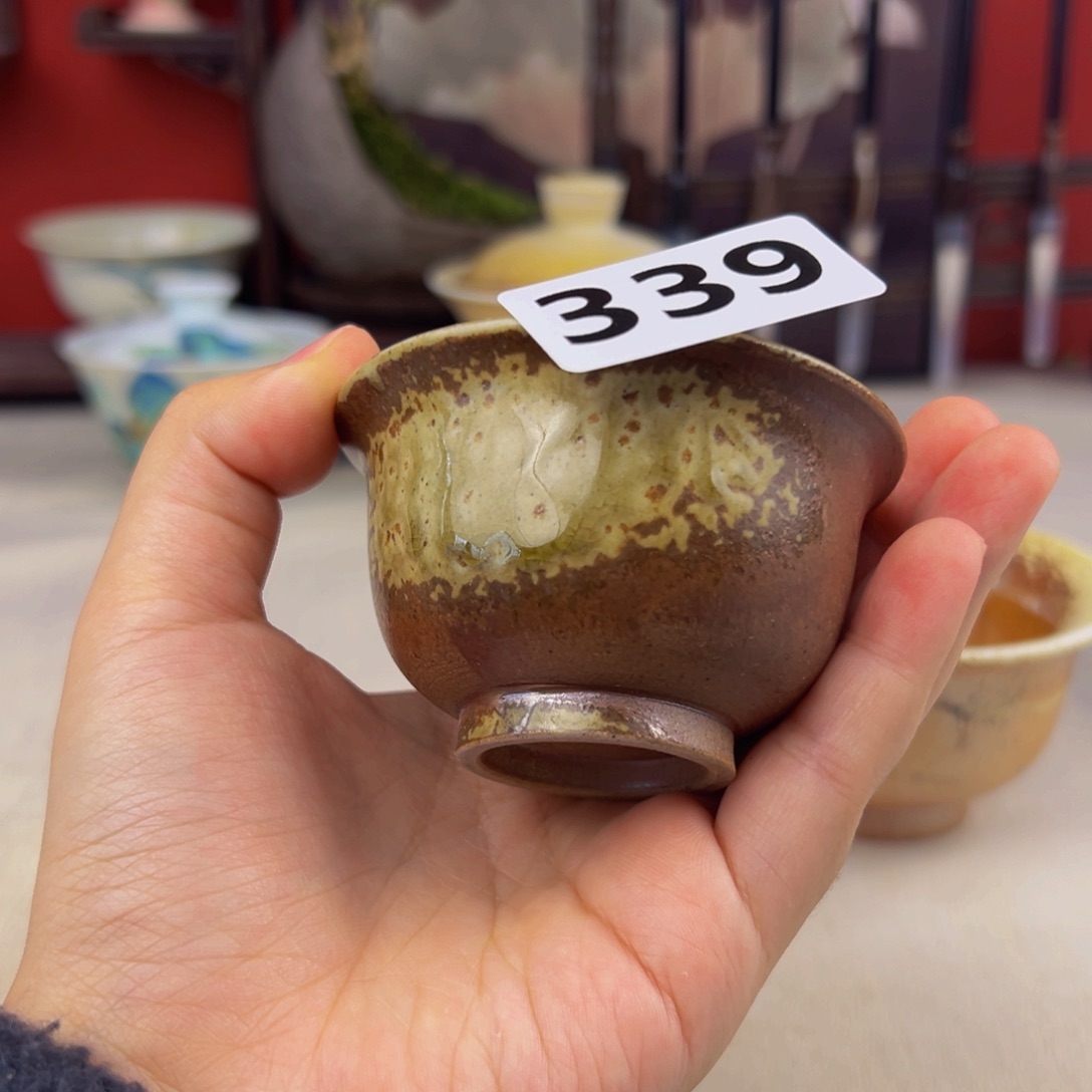 杯子纯手工柴烧主人杯