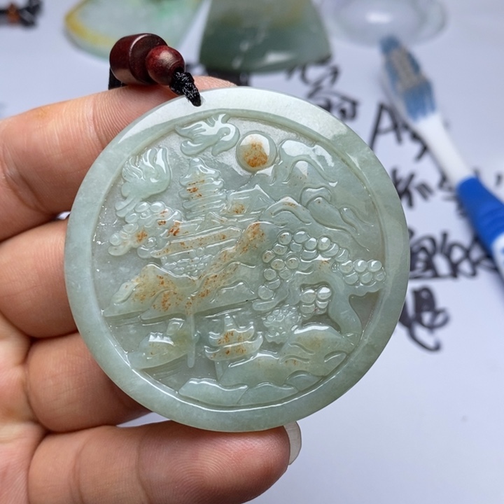 颈饰未镶嵌翡翠翡翠