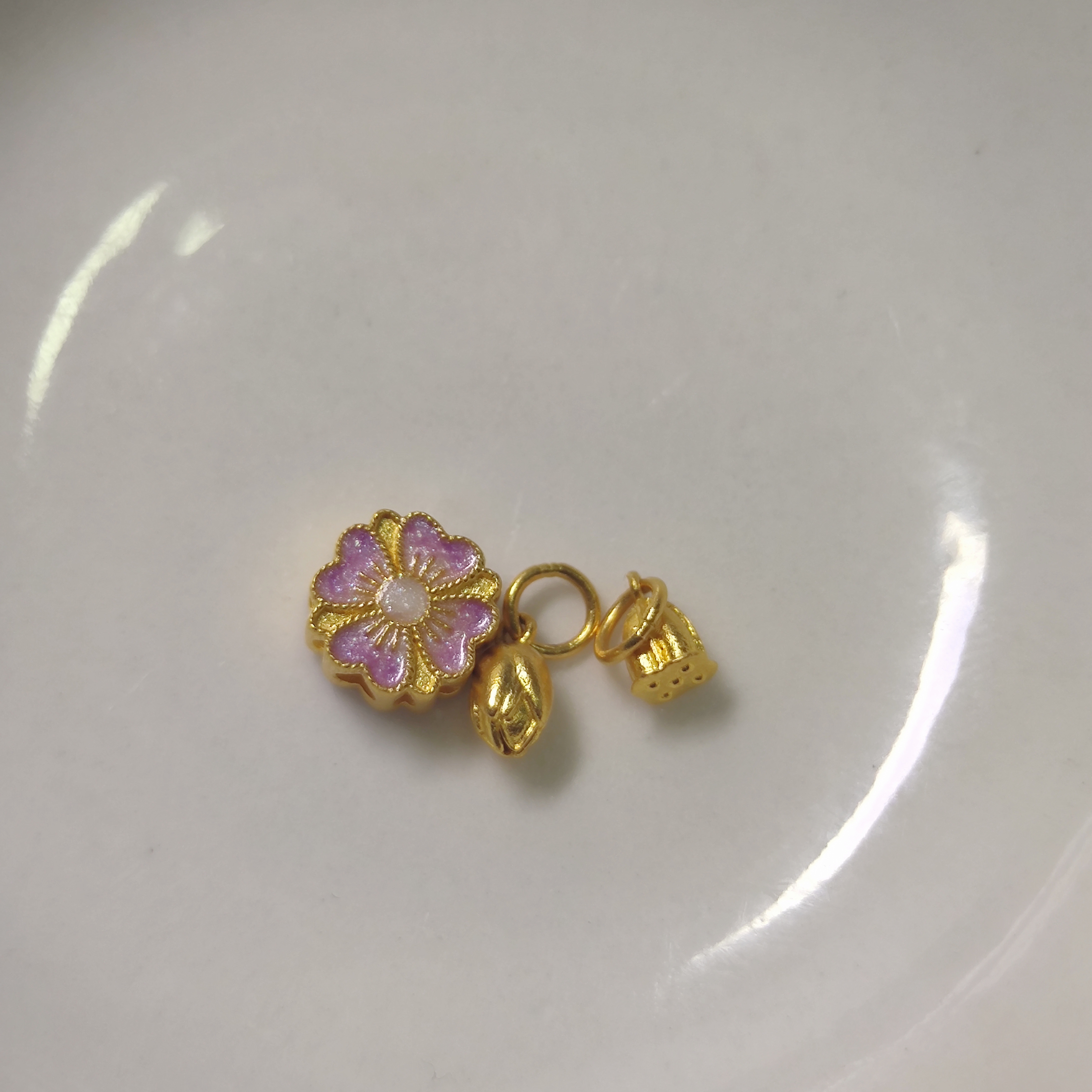 素竹足金金料古法2.25克