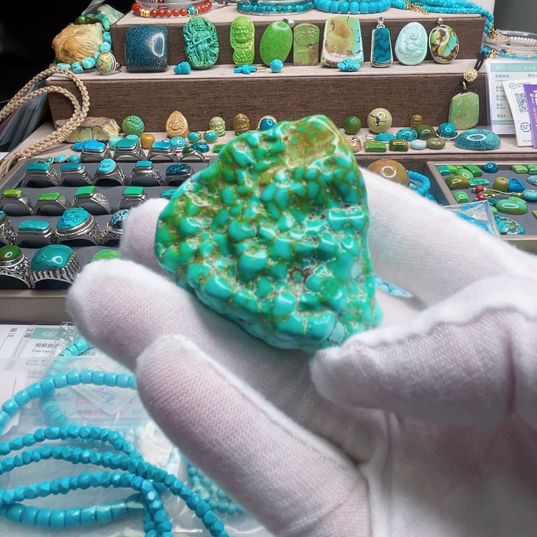 绿松石珠宝奇石未镶嵌