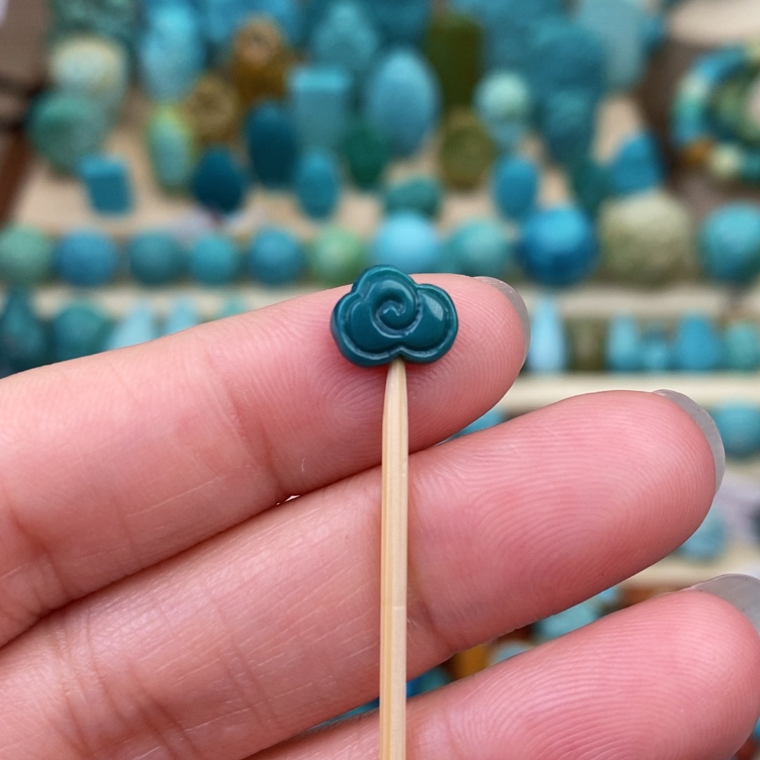 绿松石珠宝奇石未镶嵌