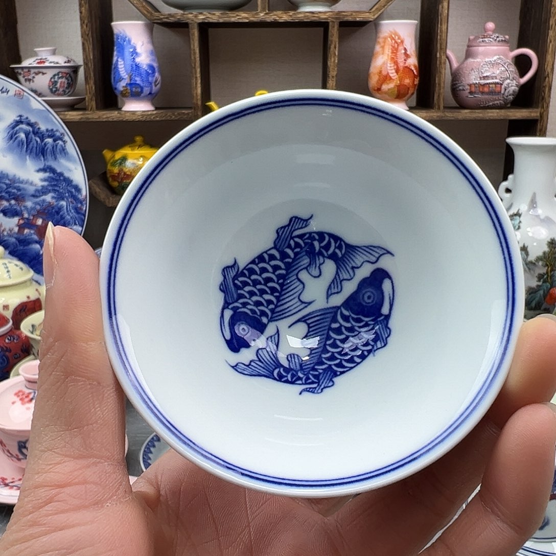 陶杯子景德镇陶瓷567老厂瓷3