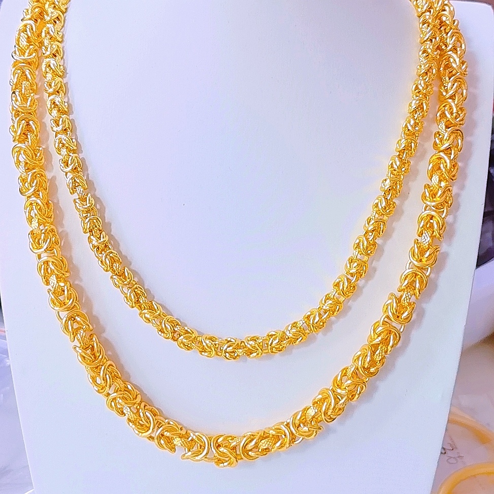 铜合金项链    亮面龙骨项链 