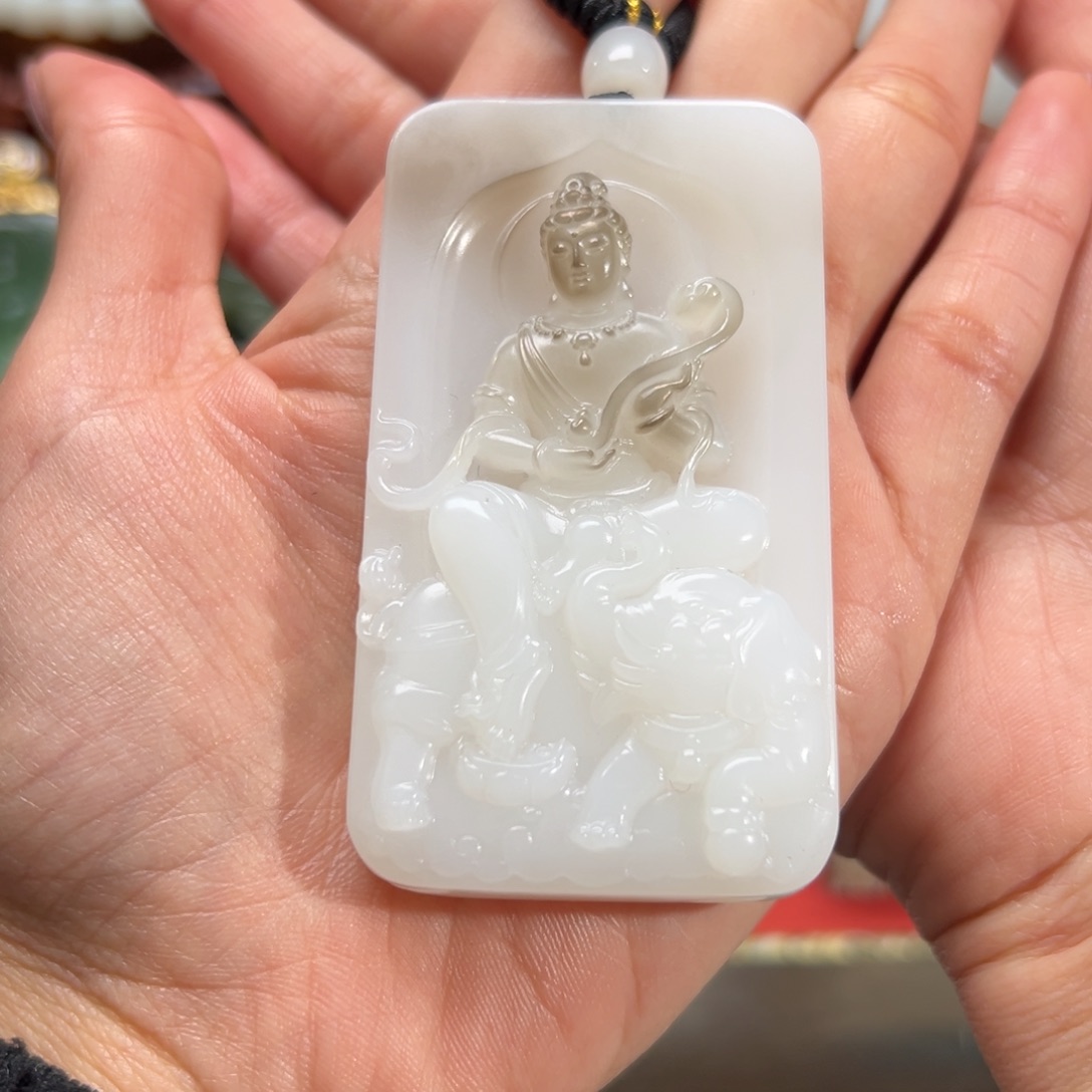 【闪购商品】和田玉挂件未镶嵌不****师