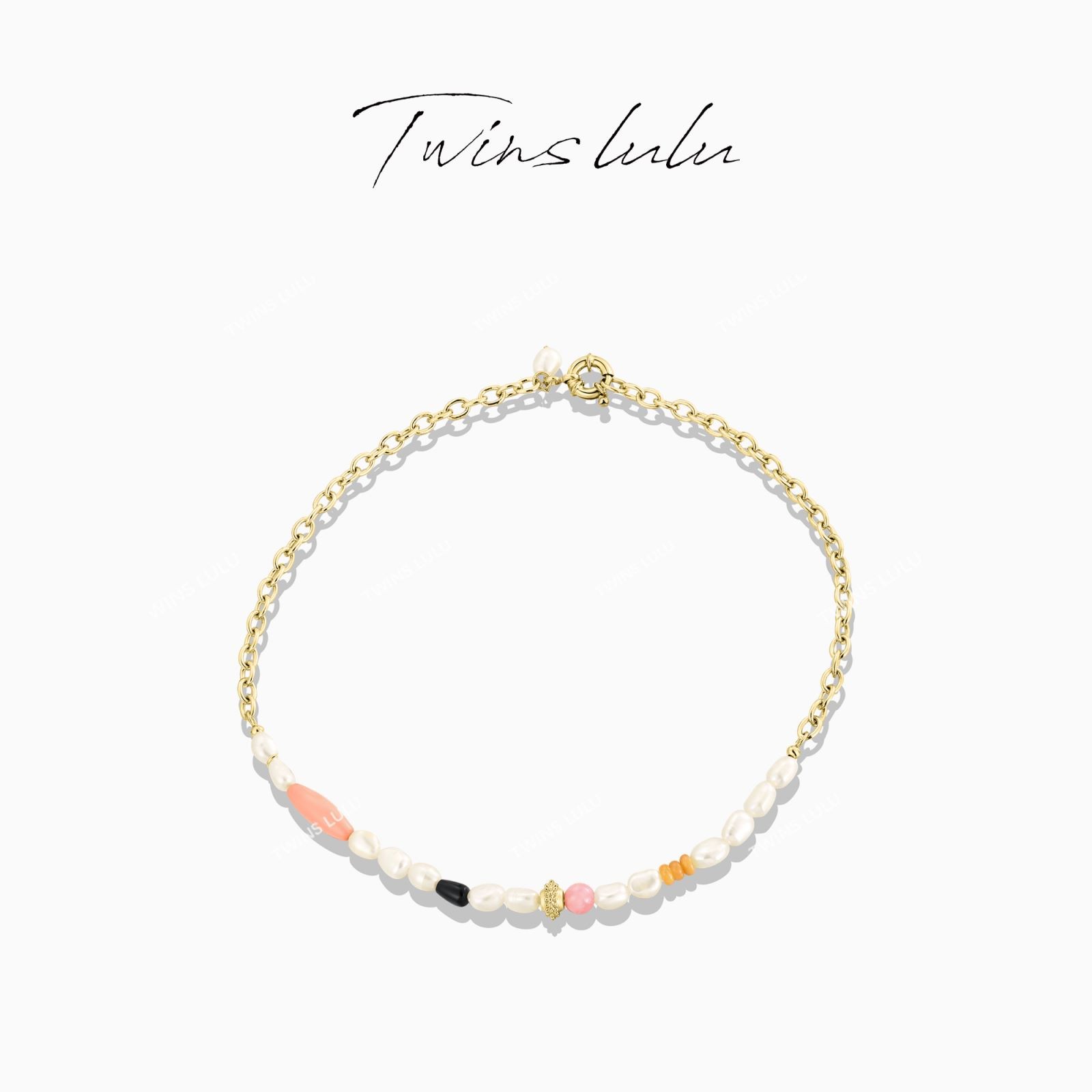TWINS LULU 镀k金 【官方正品】时尚轻奢新中式珠珠项链TSJ9774