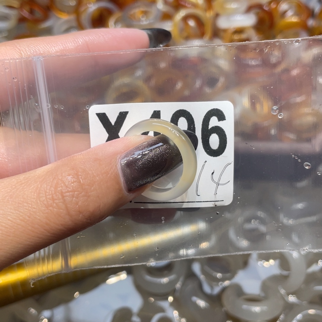 玛瑙/玉髓未镶嵌戒指496