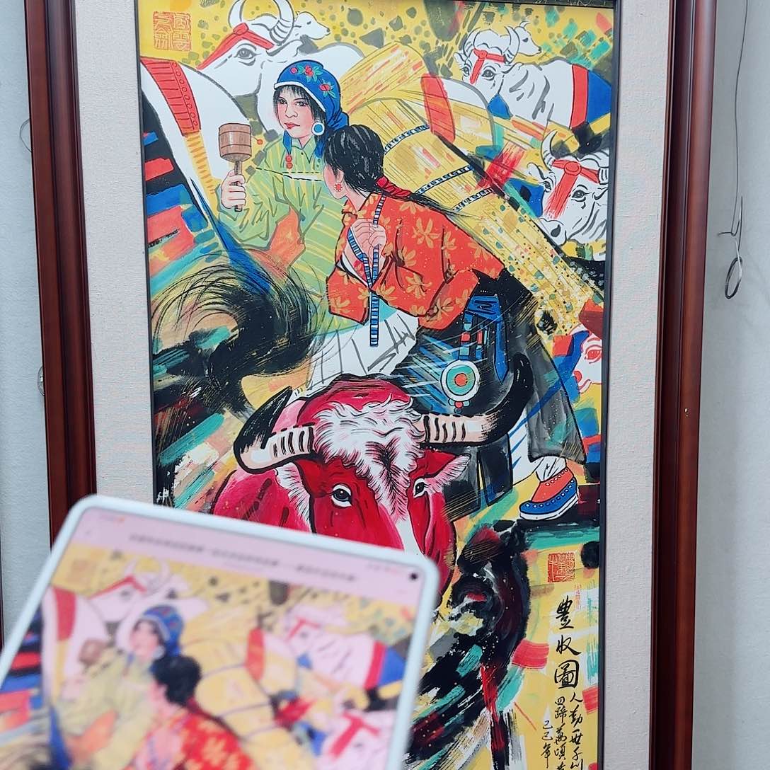 国画艺术家的作品