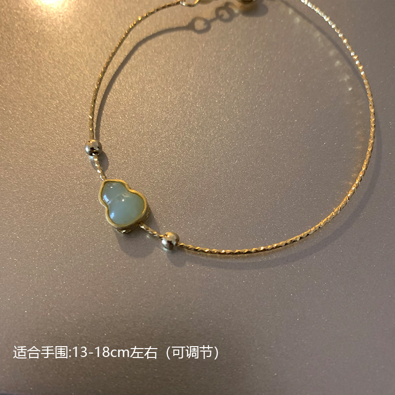 合金莫桑石手链 小众百搭设计感时尚个性手链9195-01