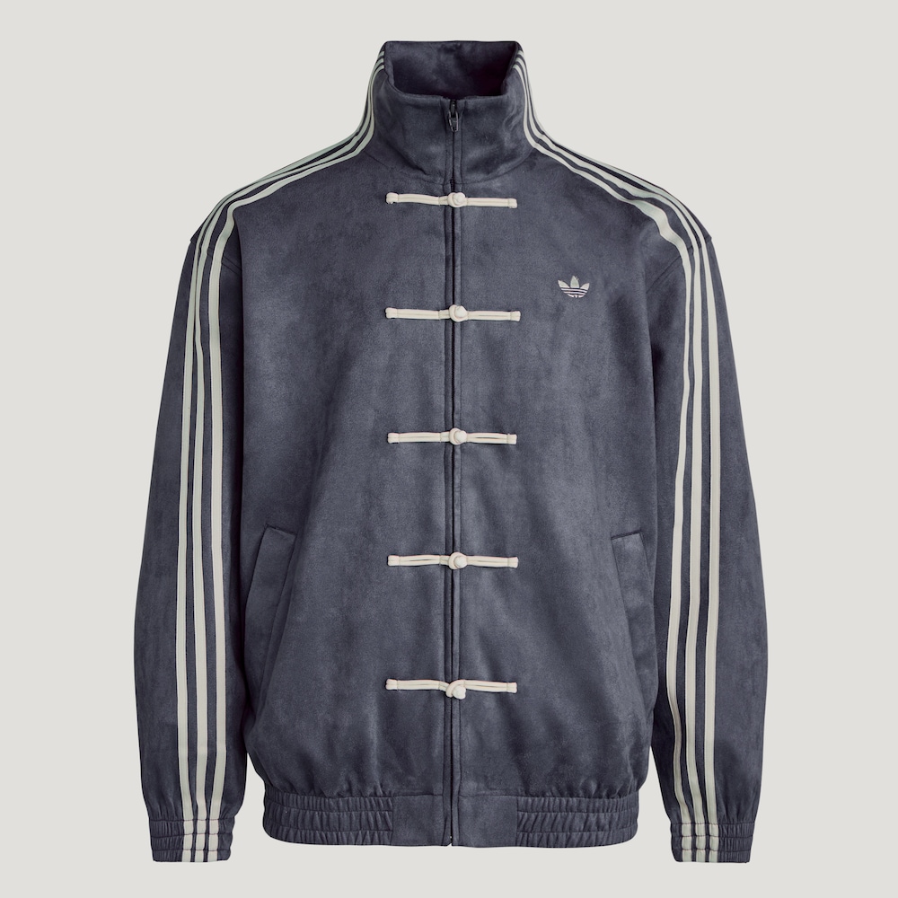 adidas阿迪达斯三叶草新中式中性运动宽松夹克外套 KR0295