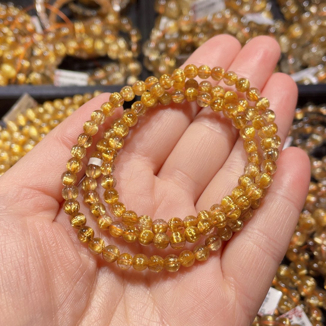 水晶手链未镶嵌天然水晶手链