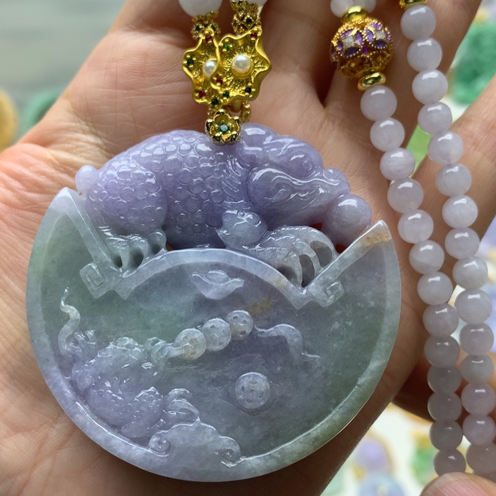 颈饰未镶嵌翡翠翡翠