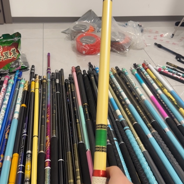 2.1黄色抄网杆……..